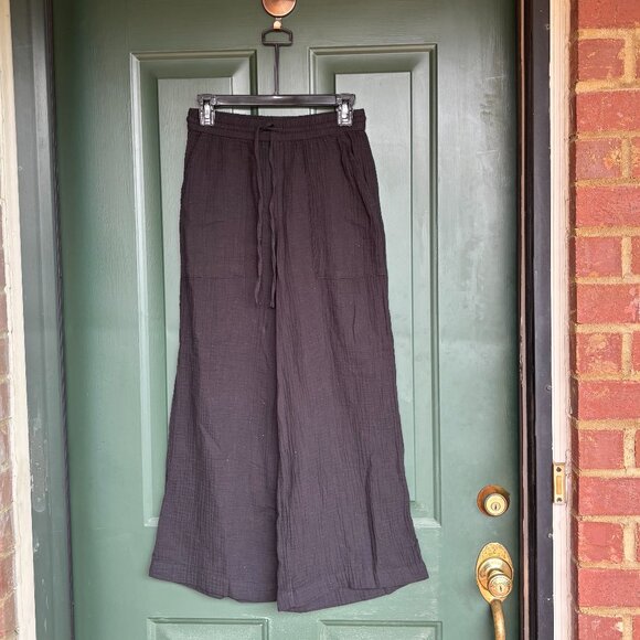 Universal Thread Wide Leg Linen Pants Black - XS - Picture 1 of 3
